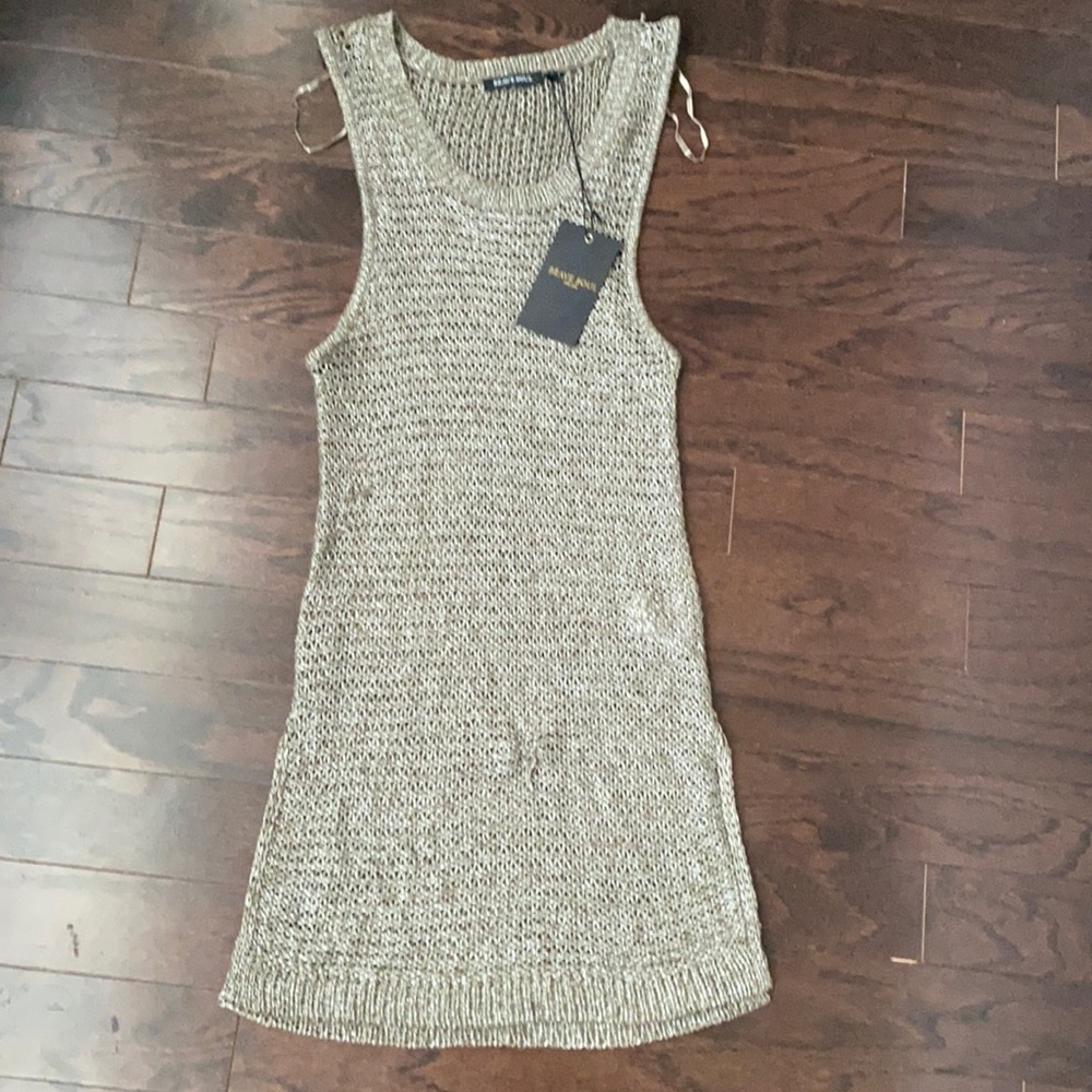Sleeveless tunic sweater